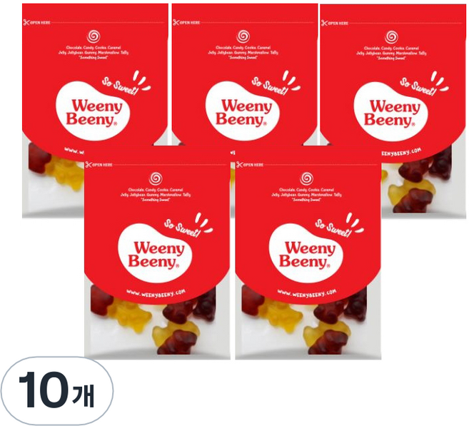 Weeny Beeny 小熊造型軟糖 無明膠, 50g, 10個