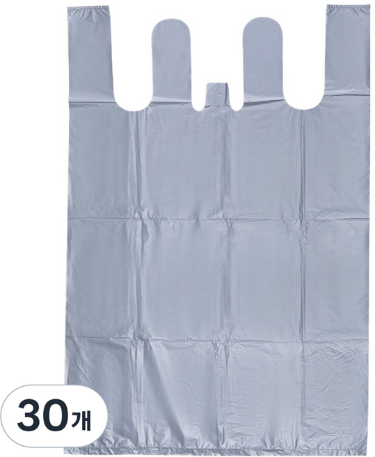 오엔리빙 더 두꺼워진 이불 옷 포장 보관 이사 손잡이 비닐 봉투, 30개, 90L