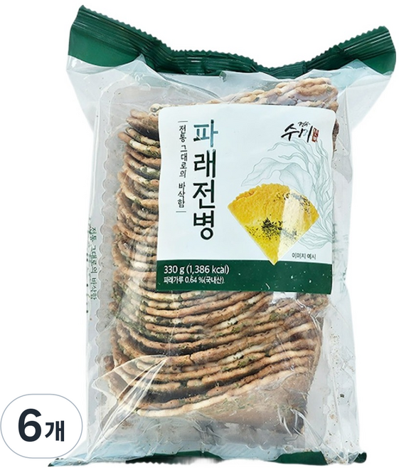 마루 파래전병, 330g, 6개
