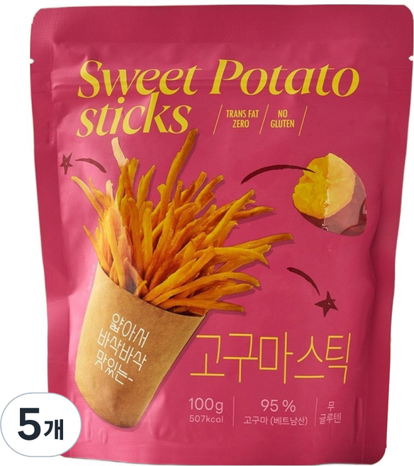 Modern House 懷舊地瓜條, 100g, 5個