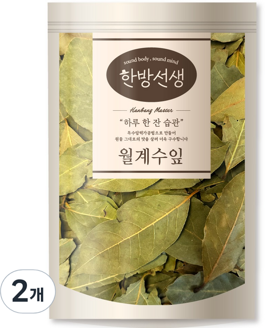 한방선생 건 월계수 잎, 150g, 2개