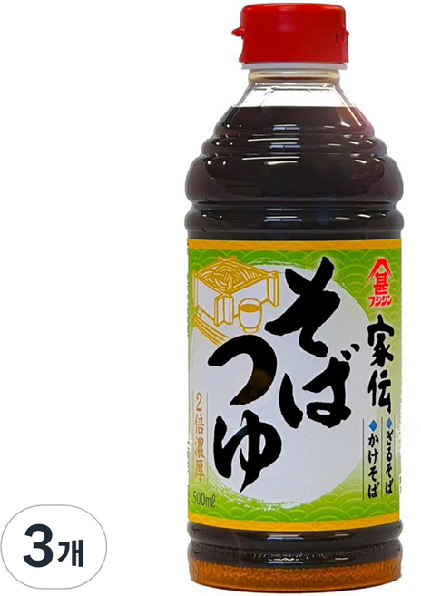 후지심 소바쯔유, 3개, 500ml