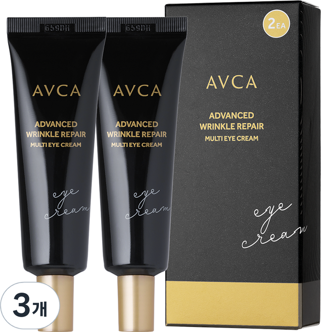 AVCA Advanced撫紋多效眼霜 2支入, 3盒, 60ml