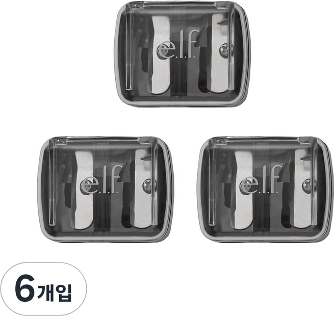 elf . 듀얼 펜슬 샤프너, 6개