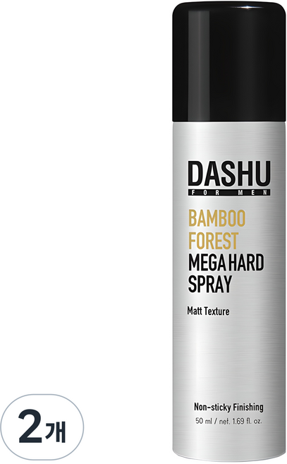 다슈 밤부 포레스트 메가 하드 스프레이, 50ml, 2개