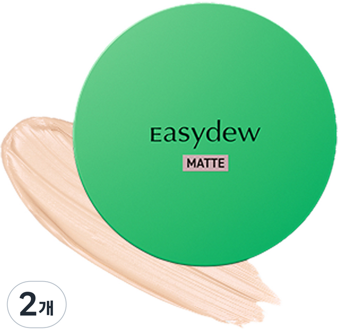 이지듀 멜라 비 토닝 매트 커버 팩트 미니 10g, 19호 페어, 2개