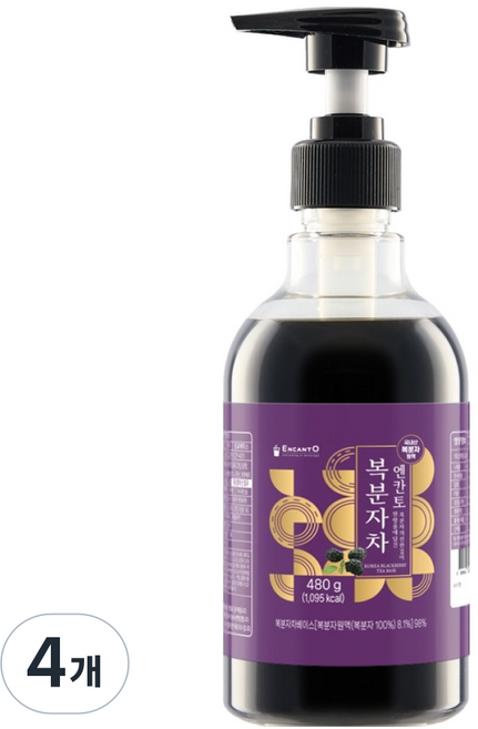 엔칸토 복분자차, 480g, 4개