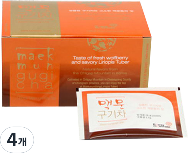 꽃뫼 맥문동구기차, 1.5g, 30개입, 4개