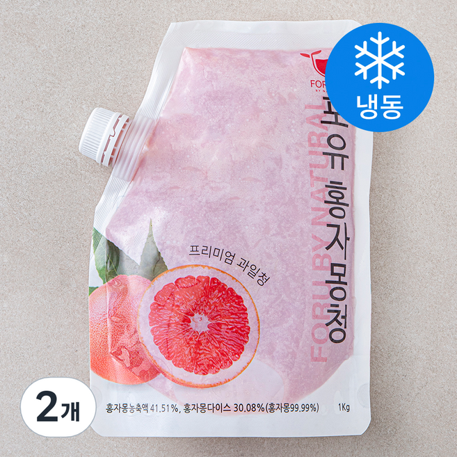 포유 홍자몽청 (냉동), 2개