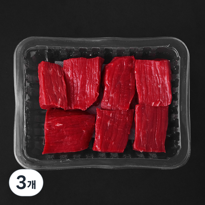 호주산 소고기 홍두깨살 장조림용 (냉장), 3개, 400g