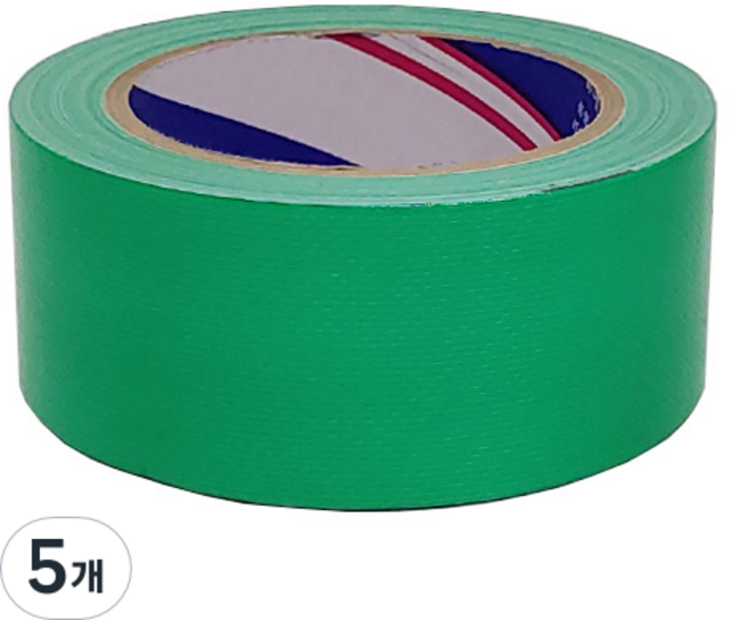 부광테이프 천면 청테이프 48mm x 23m, 청색, 5개