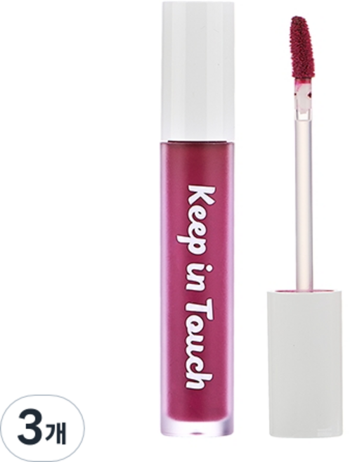 키핀터치 무드 엠엘비비 벨벳 립틴트 시즌 3, M12 아네모네, 3개, 5g