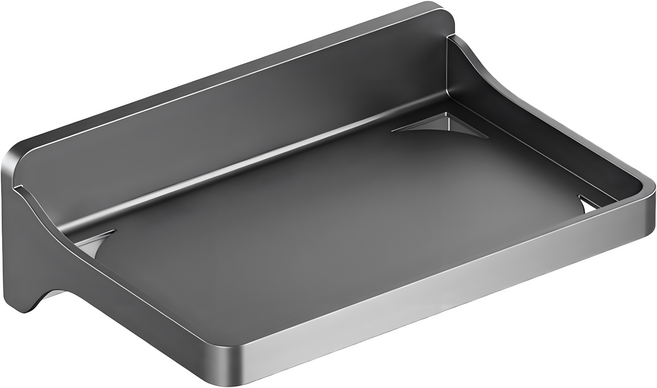 OMG 免打孔牆面置物架 30 x 20.2 x 9.5cm, 1個, 灰色