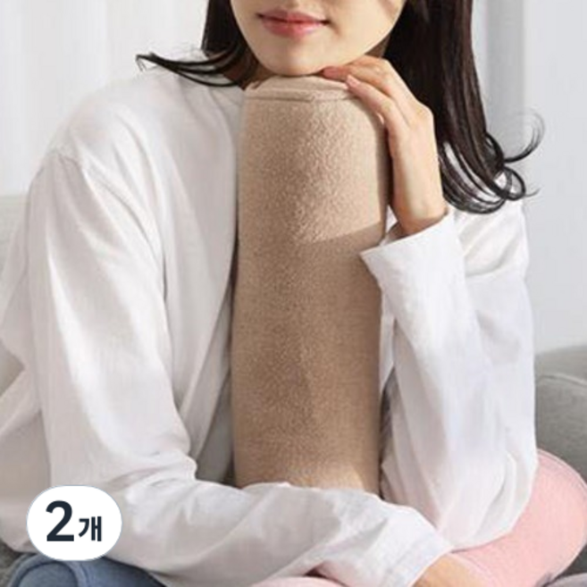 벨라이프 위드 낮은 수건 숙면 베개 타월, 베이지, 2개