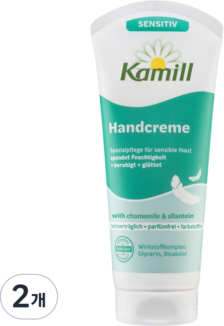 카밀 핸드크림 센시티브, 2개, 100ml