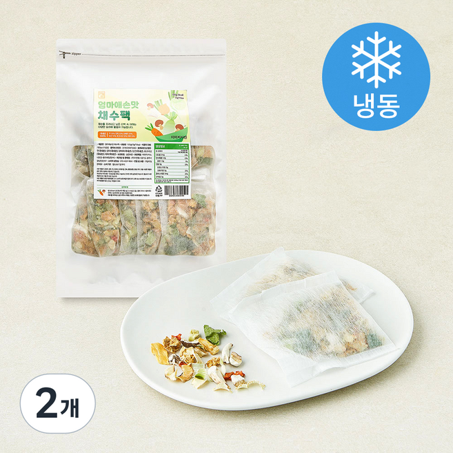 엄마애바다 엄마애손맛 채수팩 10개입, 2개, 100g