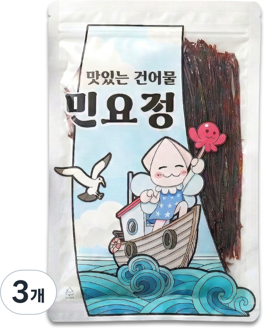 민요정 오징어 소면, 3개, 150g