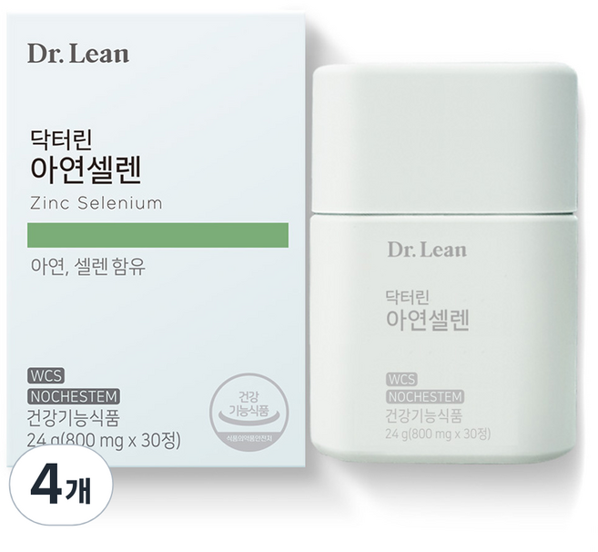 닥터린 아연셀렌 24g, 30정, 4개