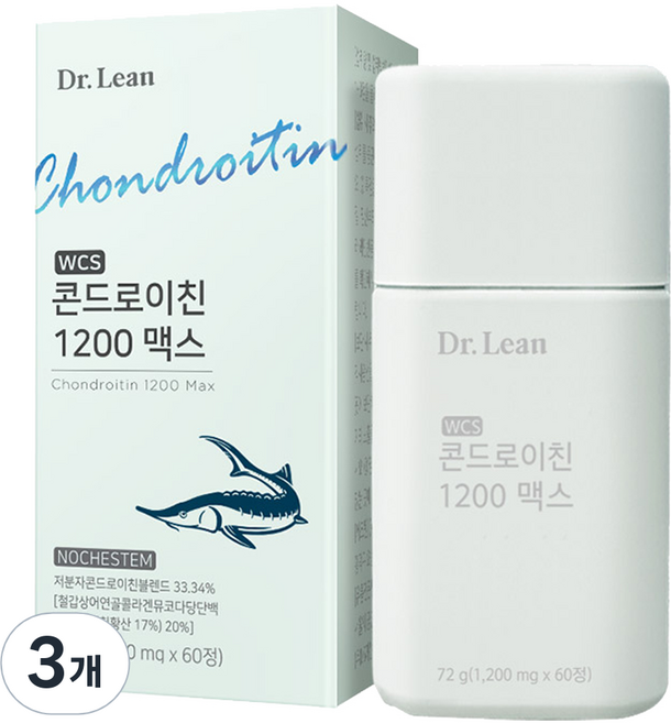 닥터린 콘드로이친 1200 맥스 영양제, 60정, 3개