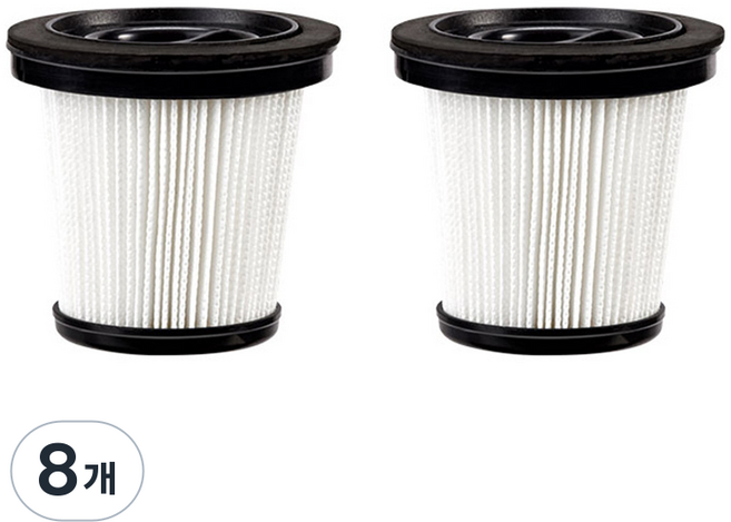 홈리아 무선청소기 필터, 무선 청소기 220BL 전용, 8개