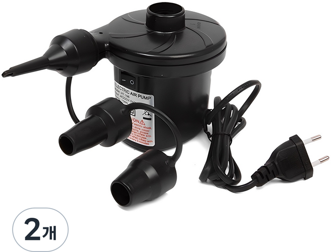 비에스코리아 가정용 전동 에어펌프 HT-196 150W, 2개