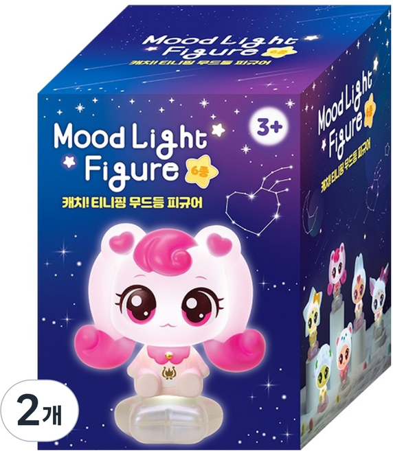 Catch Teenieping 造型夜燈 隨機出貨, 2個