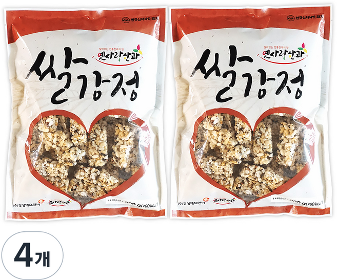 담양 전통한과 쌀강정, 200g, 4개