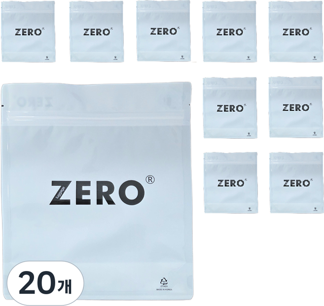 Yori Grida 多用途真空夾鏈袋 ZERO 21 x 24 cm, 特大(XL), 20個, 1入