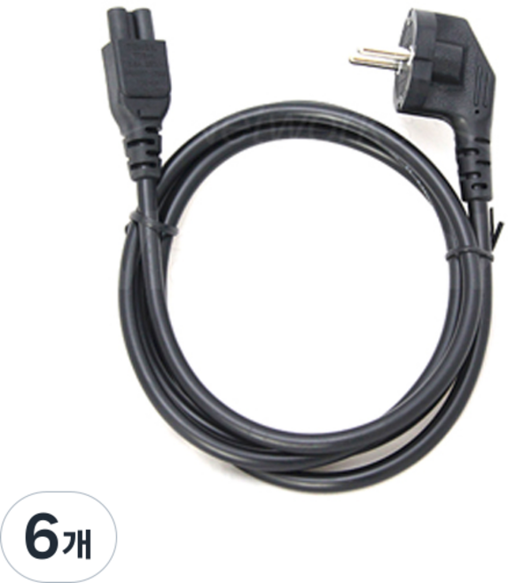 마하링크 국산 3구 크로바 전원 코드 파워케이블 ML-PW3030, 6개, 3m