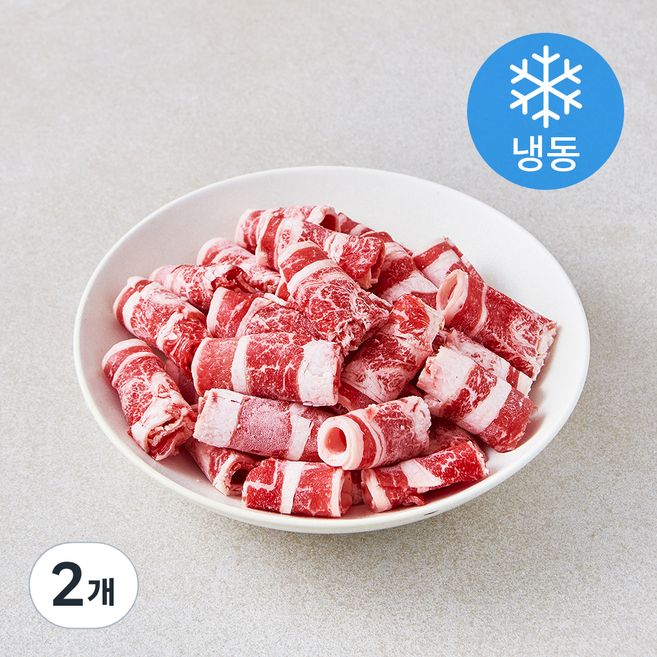 육감하누 우삼겹 3등급 바로구이 (냉동), 2개, 300g