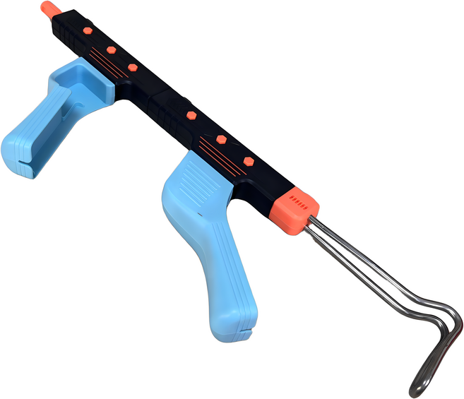 DOBE Switeh2/switch 2合1組合槍托, 1個, TNS-5175, 黑色 + 橙色 + 藍色