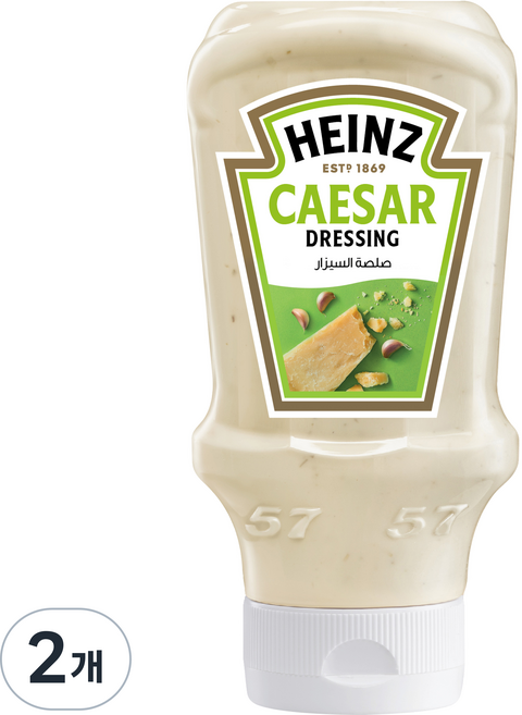 하인즈 시저 샐러드 드레싱, 413.5g, 2개