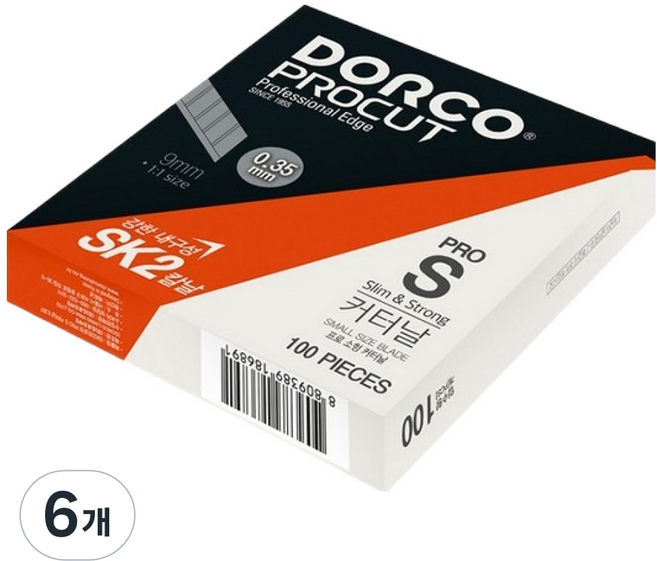 도루코 커터칼날 100p, 6개