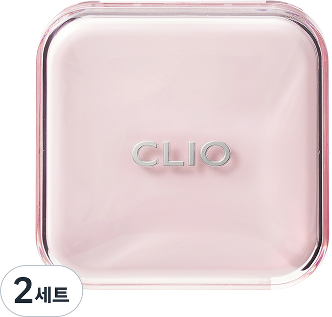 CLIO 珂莉奧 Kill Cover 網紗光澤氣墊粉餅企劃套組, 19C Light, 2個