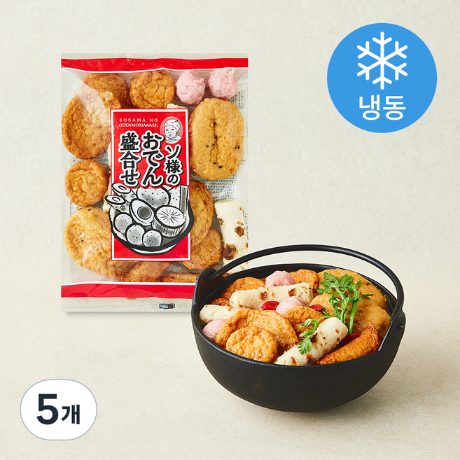 호리카와 종합어묵세트 (냉동), 295g, 5개