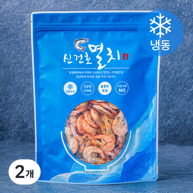 신건호멸치 서해안 건새우 볶음 / 안주 / 국물용 (냉동), 150g, 2개, 1개입