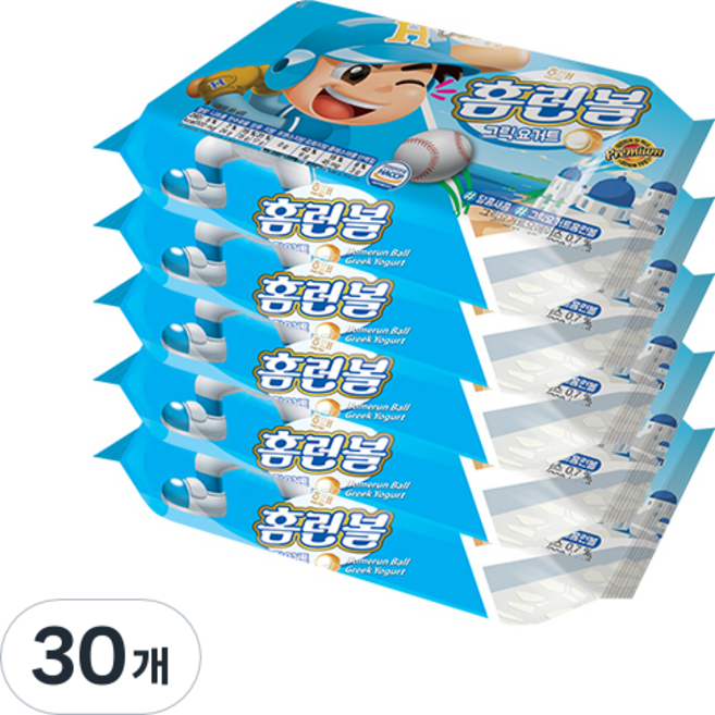홈런볼 그릭요거트 크림, 46g, 30개