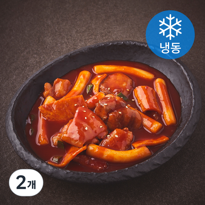 집콕집국 닭떡볶이 (냉동), 250g, 2개