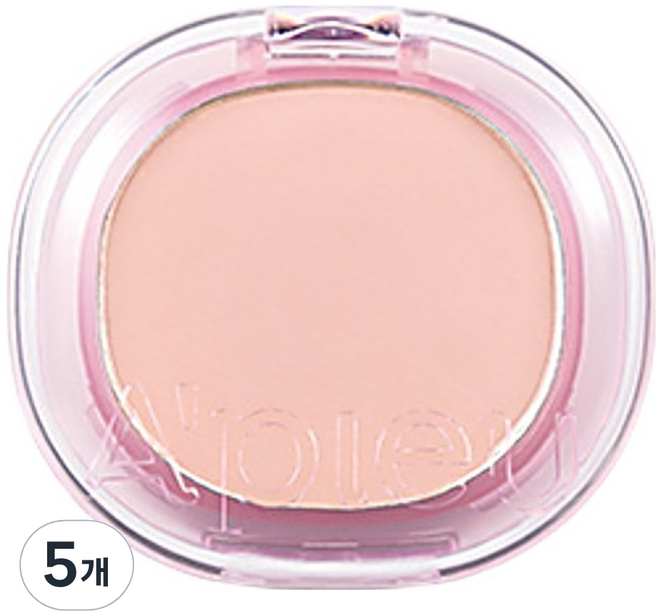 어퓨 과즙팡 파스텔 블러셔 3.7g PK07, 핑크코튼, 5개