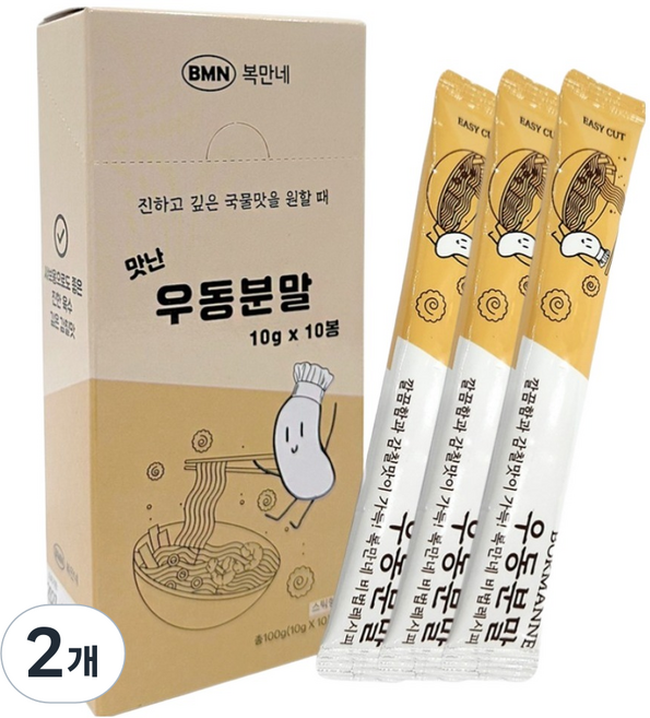 복만네 맛난 우동 스프 10p, 100g, 2개