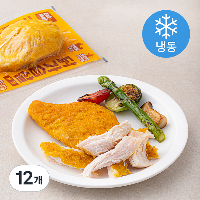 잇메이트 크리스피 닭가슴살 카레 (냉동), 90g, 1개입, 12개