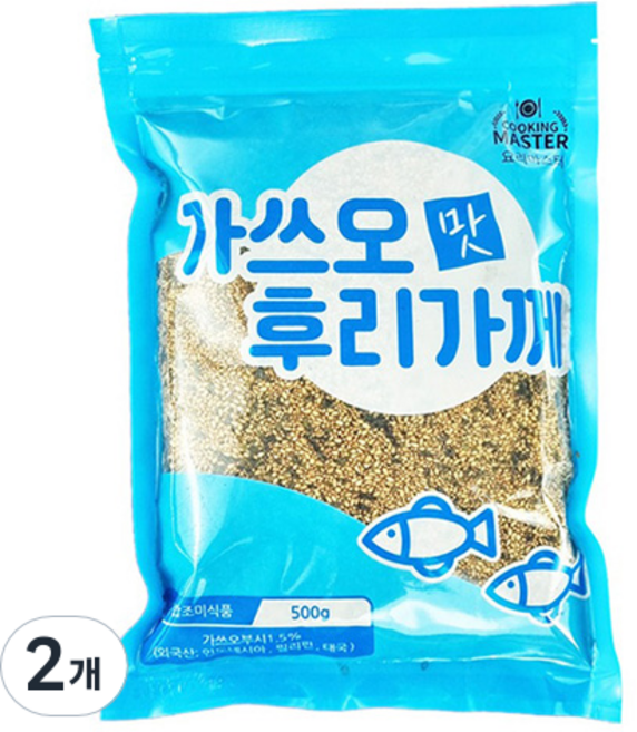 요리마스터 가쓰오맛 후리가께, 2개, 500g