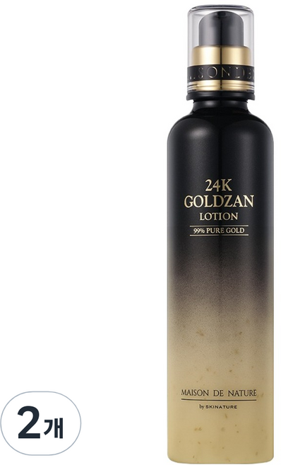 SKINATURE 24K黃金盤乳液, 2個, 150ml
