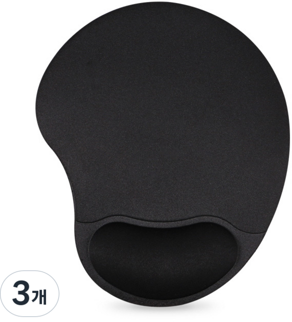 엑토 메모리폼 팜레스트 손목 보호 마우스 패드 MP-11, 3개