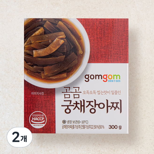 곰곰 궁채 장아찌, 300g, 2개