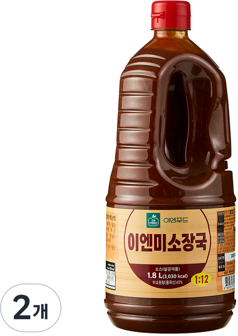 이엔푸드 미소장국, 1.8L, 2개