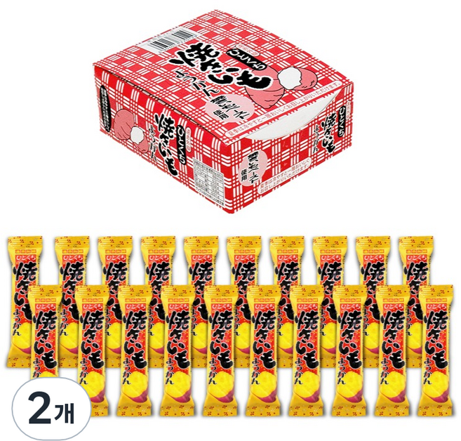 텐케이세이카 야끼이모 요깡 양갱 20p, 2개, 520g