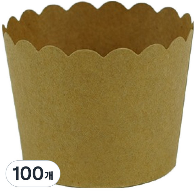 DesignPackage 馬芬杯 50mm, KP素色, 100個