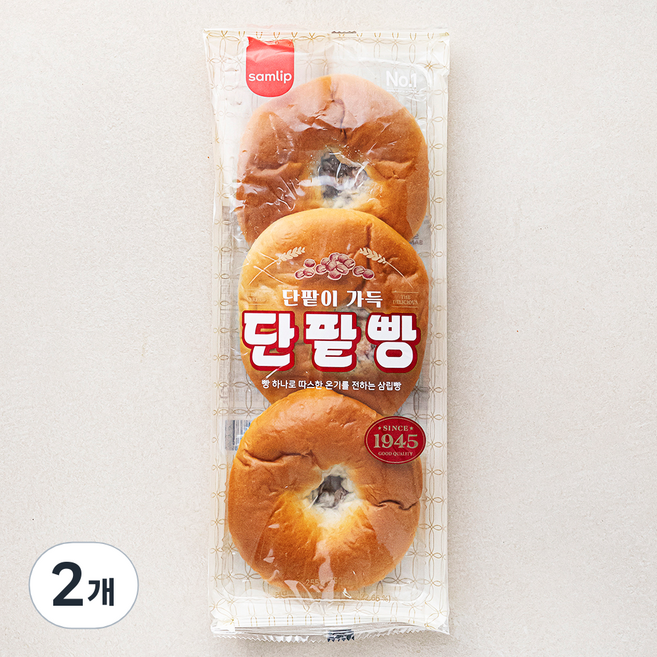 삼립 정통 단팥빵, 85g, 3개입, 2개