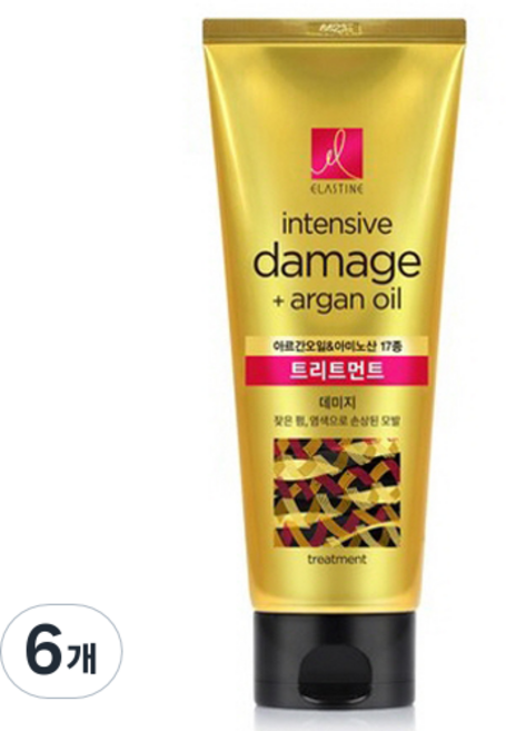 엘라스틴 아르간오일 데미지 트리트먼트, 200ml, 6개